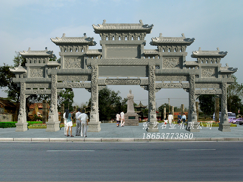 仿古牌坊