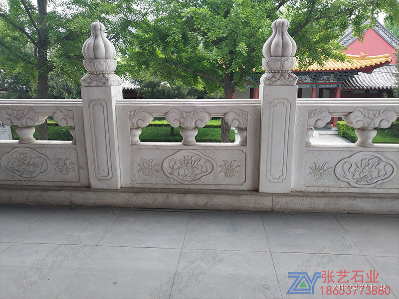 漢白玉寺廟欄桿